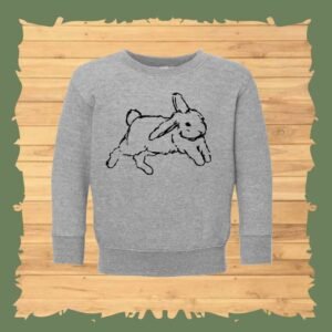 Toddler SweatShirt Bunny Side - 3326