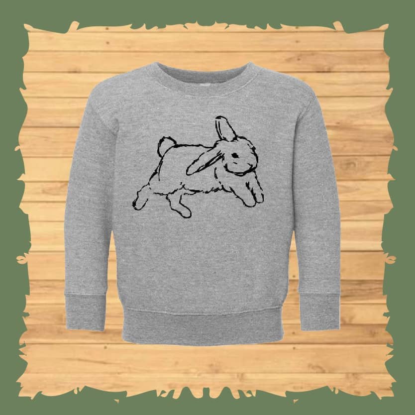 Toddler SweatShirt Bunny Side - 3326