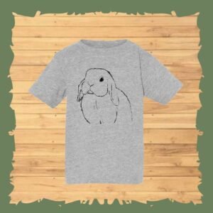 T Shirt Bunny Side Front
