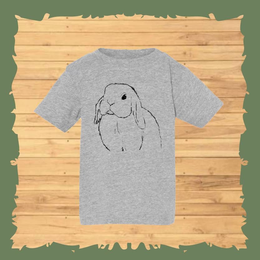 Toddler T-Shirt Bunny Front - 3321