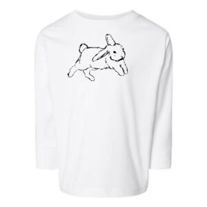 Toddler Long Sleeve Tee Classic Line Art