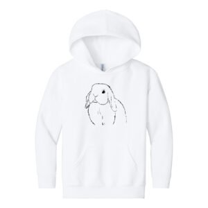 Youth Hooded Sweatshirt Classic Line Art