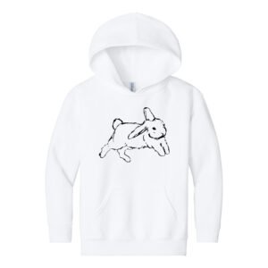Youth Hooded Sweatshirt Classic Line Art